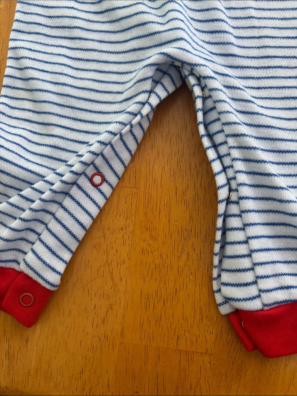 Vintage Baby Cuddle Time Bear Baseball Pajamas 6-12 months